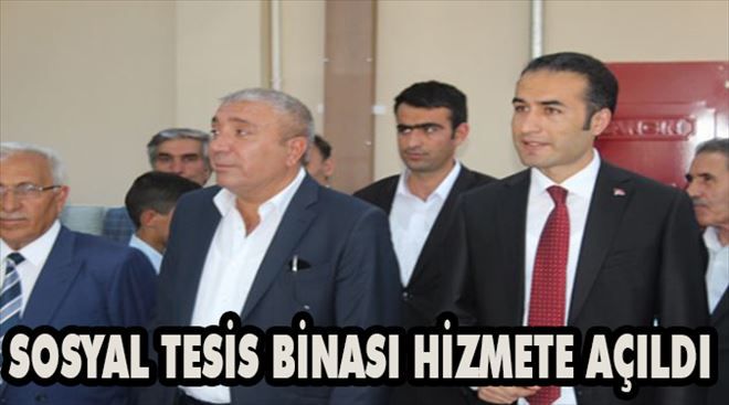 Çat Belediyesi Sosyal Tesisleri hizmete açıldı.