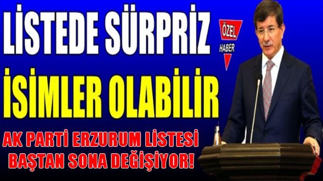 İşte Davutoğlu´nun Erzurum planı!