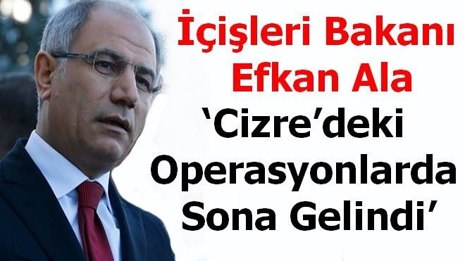 ?Cizre´deki operasyonlarda sona gelindi´