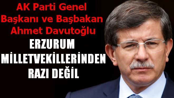 AK PARTİ MİLLETVEKİLLERİ DAVUTOĞLU´NUN GÖZÜNDE YOK