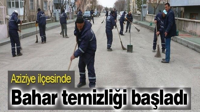 Aziziye´de bahar temizliği?