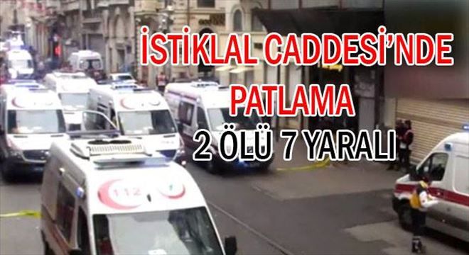 İstiklal Caddesi´nde patlama