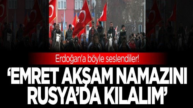Erdoğan´a böyle seslendiler!