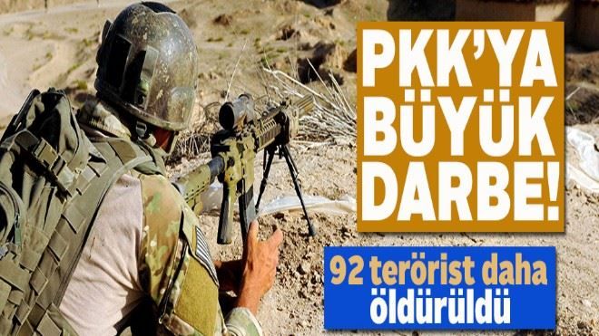 Yüksekova´da 92 PKK´lı öldürüldü!