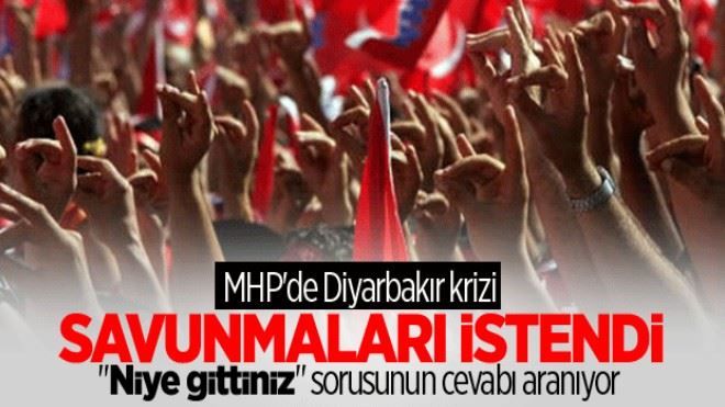 MHP´de Diyarbakır krizi