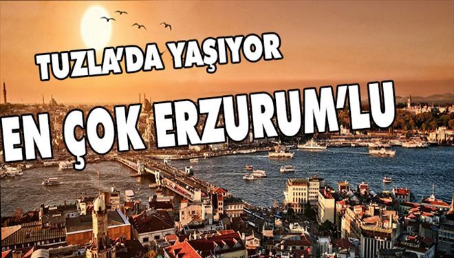 İstanbul´da ne kadar Erzurum´lu yaşıyor