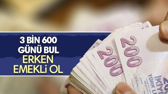 Emeklilik yaşını hesaplama tablosu