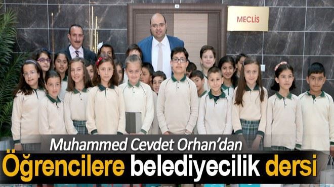 Öğrencilere belediyecilik dersi