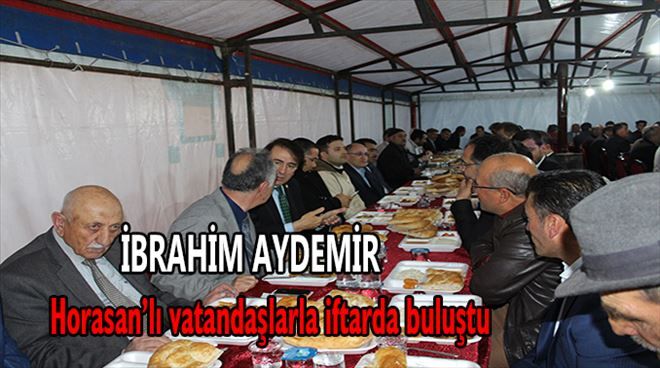 Aydemir Horasanlı Vatandaşlarla bir araya geldi.