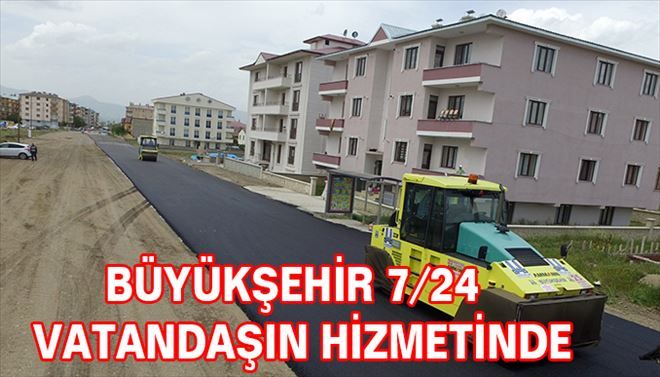 Büyükşehir´in Ekipleri 7/24 saat vatandaşın hizmetinde