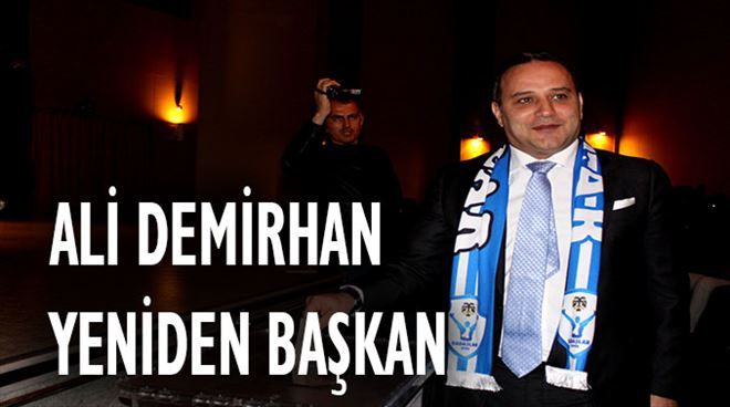 Ali Demirhan Başkanlığa yeniden seçildi.