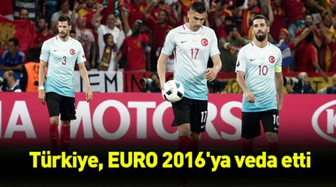 Türkiye 2016 Avrupa şampiyonasına veda etti
