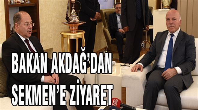 Bakan Akdağ Sekmen´i ziyaret etti