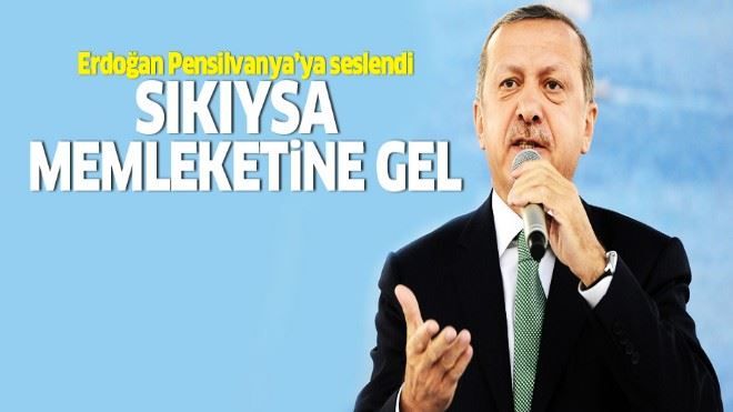 Cumhurbaşkanı Erdoğan halka seslendi