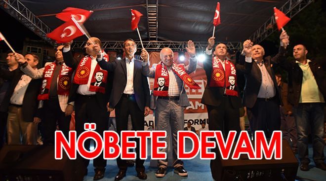 Milli davamız vatan için nöbetteyiz