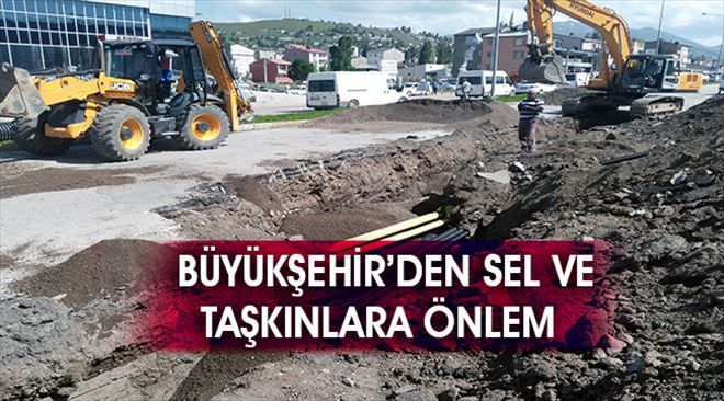 Büyükşehir´den sel ve taşkınlara karşı önlem