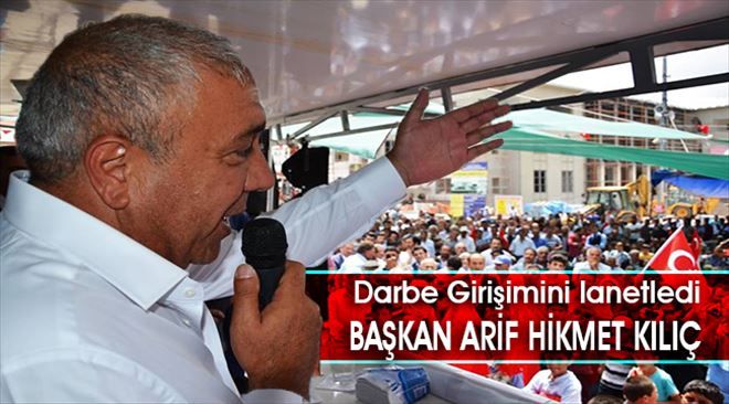 Başkan Kılıç´tan Sert tepki