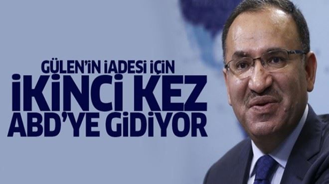 Bozdağ, Gülen´in iadesi için ikinci kez ABD´ye gidiyor 