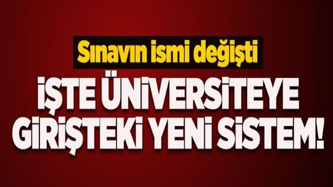 YÖK başkanı Saraç yeni sistemi açıkladı