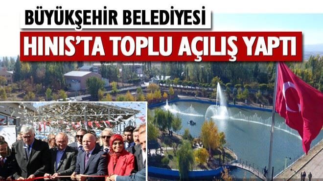 ?Büyükşehir Hınıs´ta toplu açılış yaptı