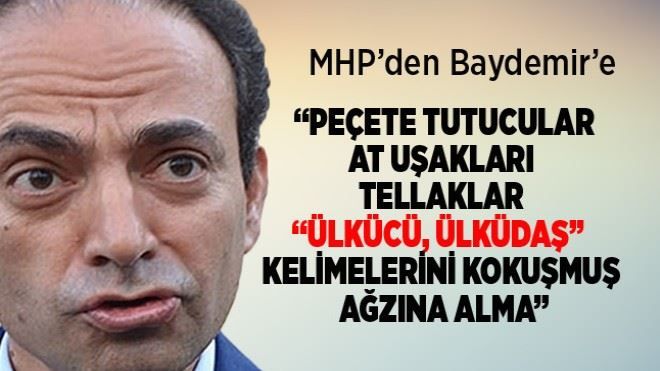 MHP´den Baydemir´e ?Peçete tutucular?