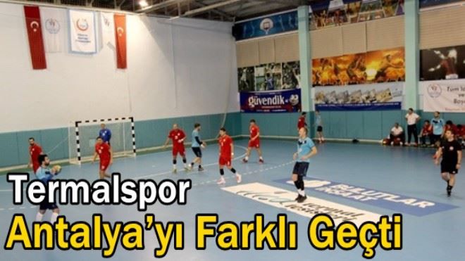 Termalspor Antalya´yı farklı geçti