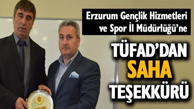 ?TÜFAD´dan saha teşekkürü