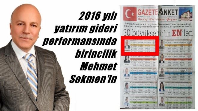 30 Büyükşehrin EN´leri belirlendi