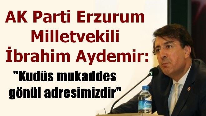 AK Parti Erzurum Milletvekili İbrahim Aydemir: 