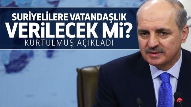 Hükümetten ´Suriye´lilere vatandaşlık´ açıklaması