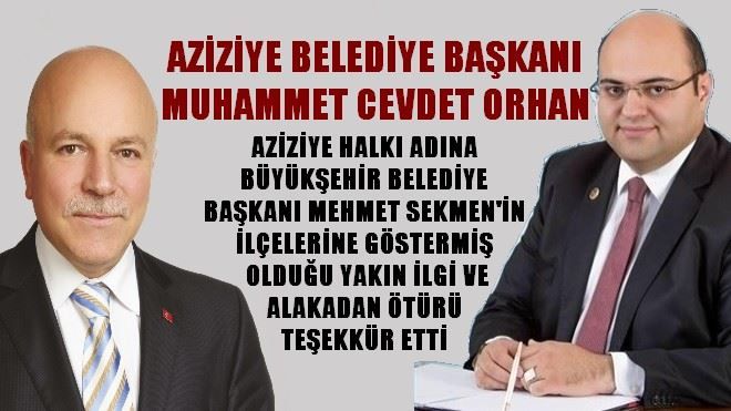 Başkan Sekmen´den Başkan Orhan´a ziyaret