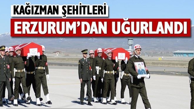 Şehitler memleketlerine uğurlandı