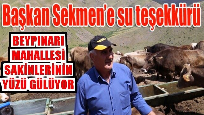 BEYPINARI MAHALLESİ SAKİNLERİNİN YÜZÜ GÜLÜYOR