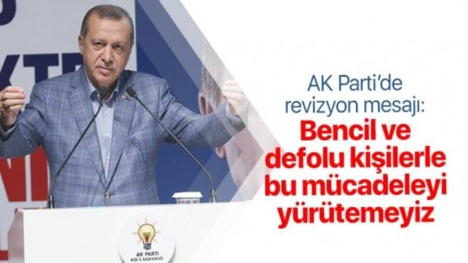 AK Parti´de revizyon mesajı