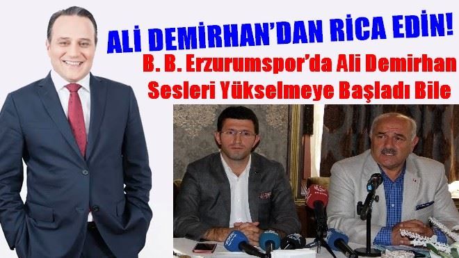 ALİ DEMİRHAN´DAN RİCA EDİN!