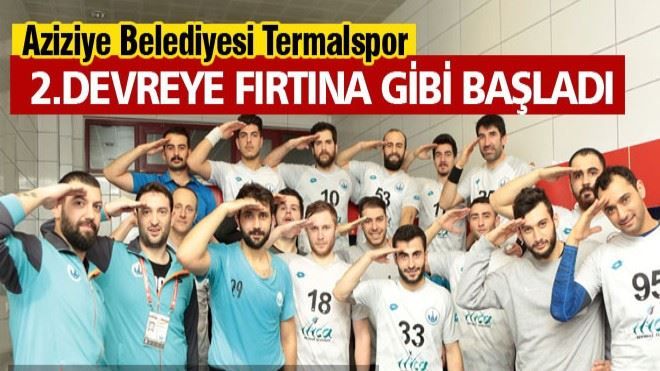 ?Termalspor fırtına gibi başladı