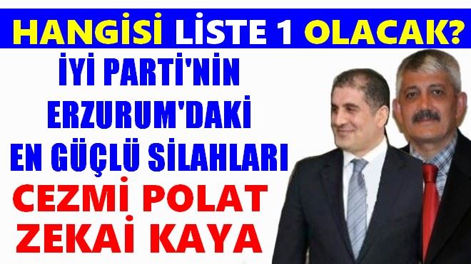 İYİ PARTİ´NİN ERZURUM´DAKİ EN GÜÇLÜ SİLAHLARI CEZMİ POLAT VE ZEKAİ KAYA