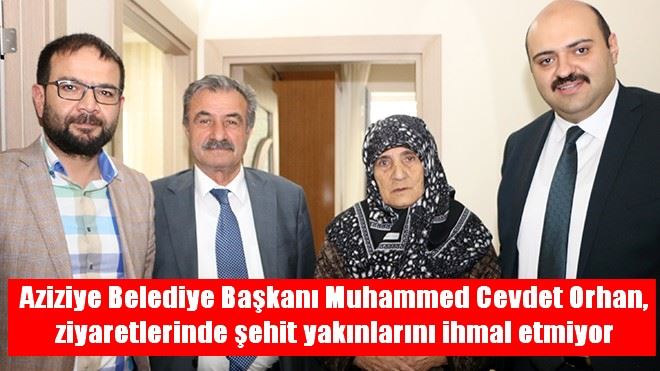 Başkan, Şehit Yakınlarını Unutmadı