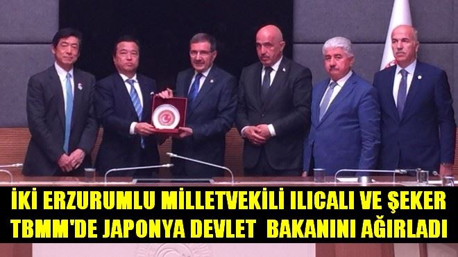 ILICALI VE ŞEKER TBMM´DE JAPONYA DEVLET  BAKANINI AĞIRLADI