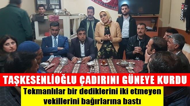 TAŞKESENLİOĞLU ÇADIRINI GÜNEYE KURDU