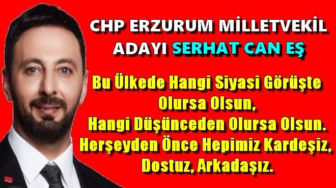 CHP Erzurum Milletvekil Adayı Serhat Can Eş, Bayramı Kutladı