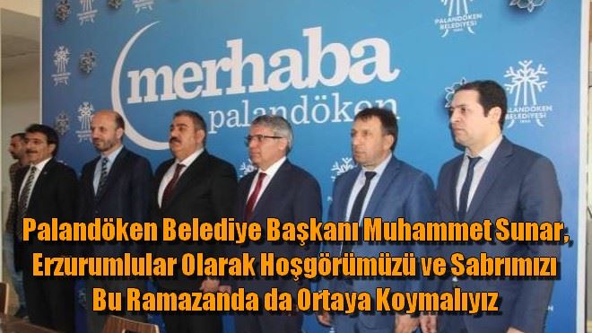 Muhammet Sunar´dan Basın Mensuplarına ´Hoş Geldin Ramazan´ Organizasyonu