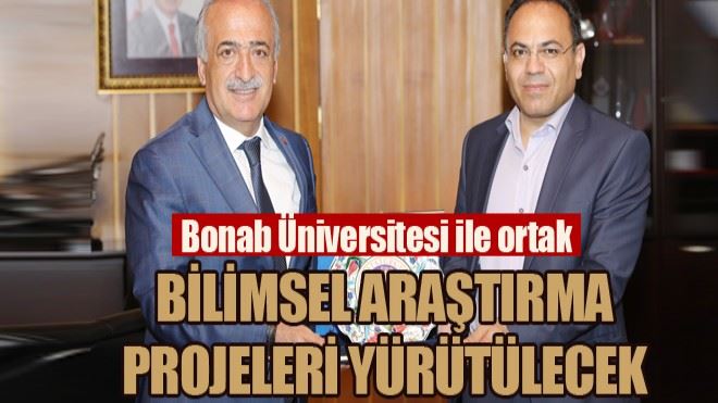 Bonab Üniversitesi ile ortak bilimsel araştırma projeleri yürütülecek