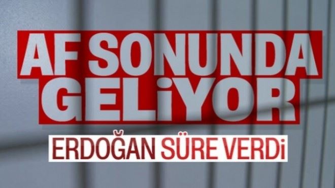 Af yasası için geri sayım başladı