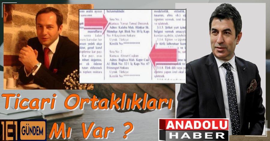 Ortaklık mı var ?