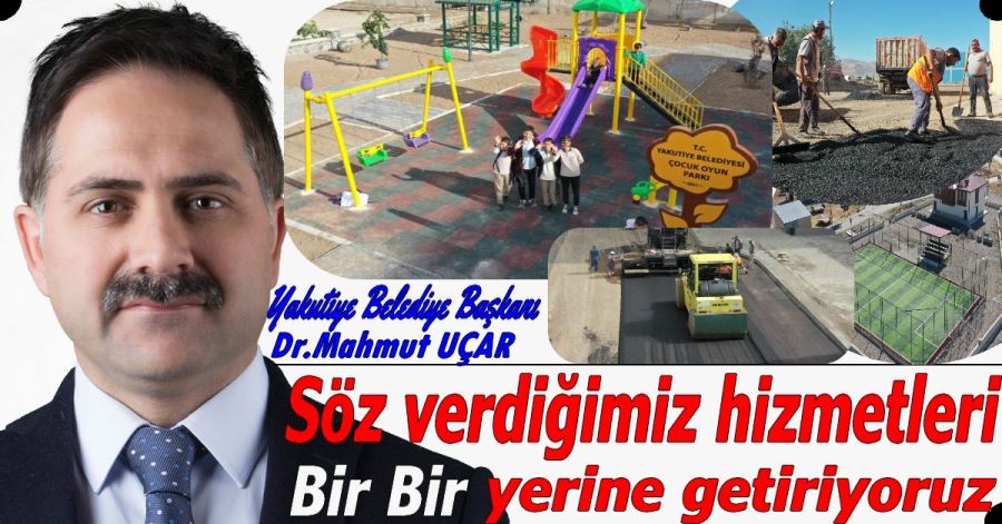 Söz verdiğimiz gibi