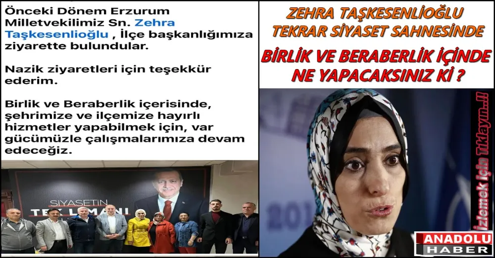 ZEHRA TAŞKESENLİOĞLU