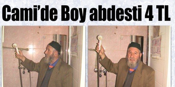 Cami?de Boy abdesti 4 TL