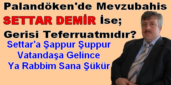 Konu Settar Demir ise Sıkıntı Yok