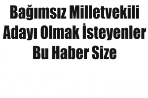 Bağımsız adaylar 10 bin 167 Tl yatıracak